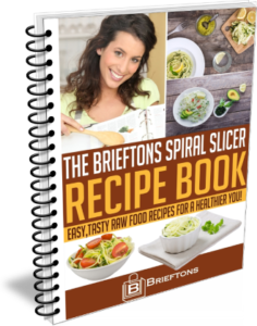 Brieftons Spiral Slicer Recipe Book