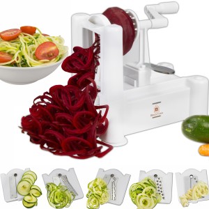 Brieftons 5-Blade Spiralizer