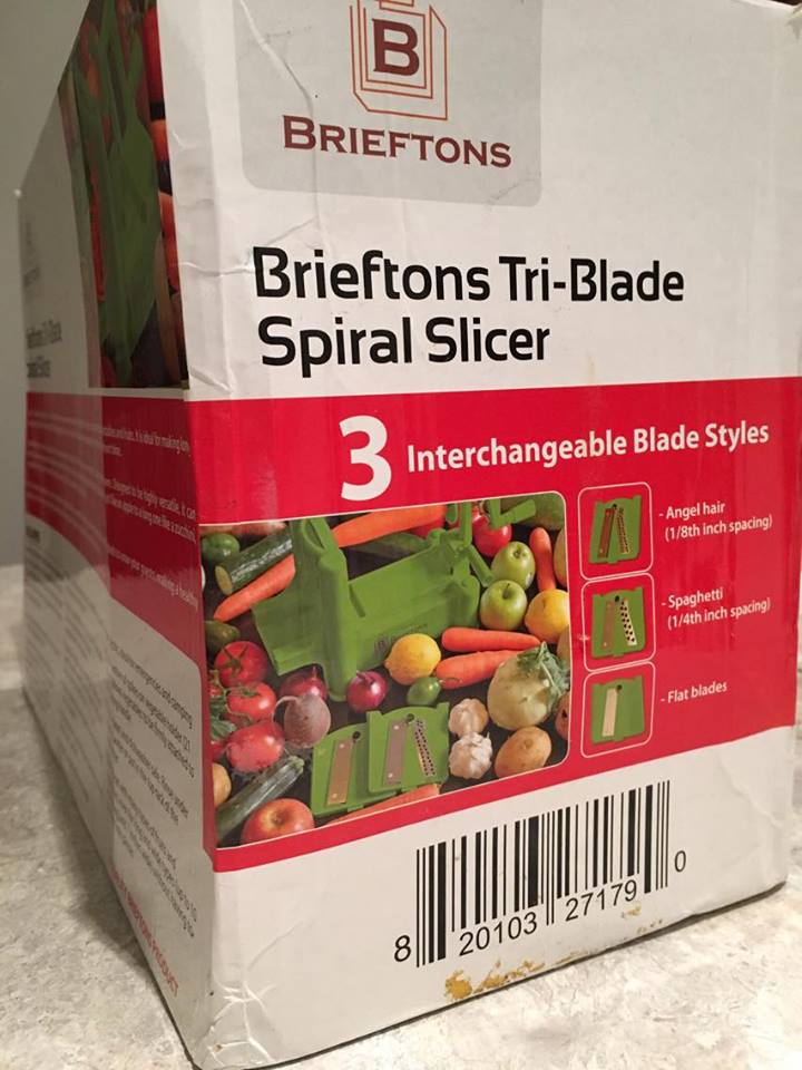 Brieftons 7-Blade Spiralizer: Strongest-and-Heaviest Duty Vegetable Spiral  Slicer, Best Veggie Pasta Spaghetti Maker