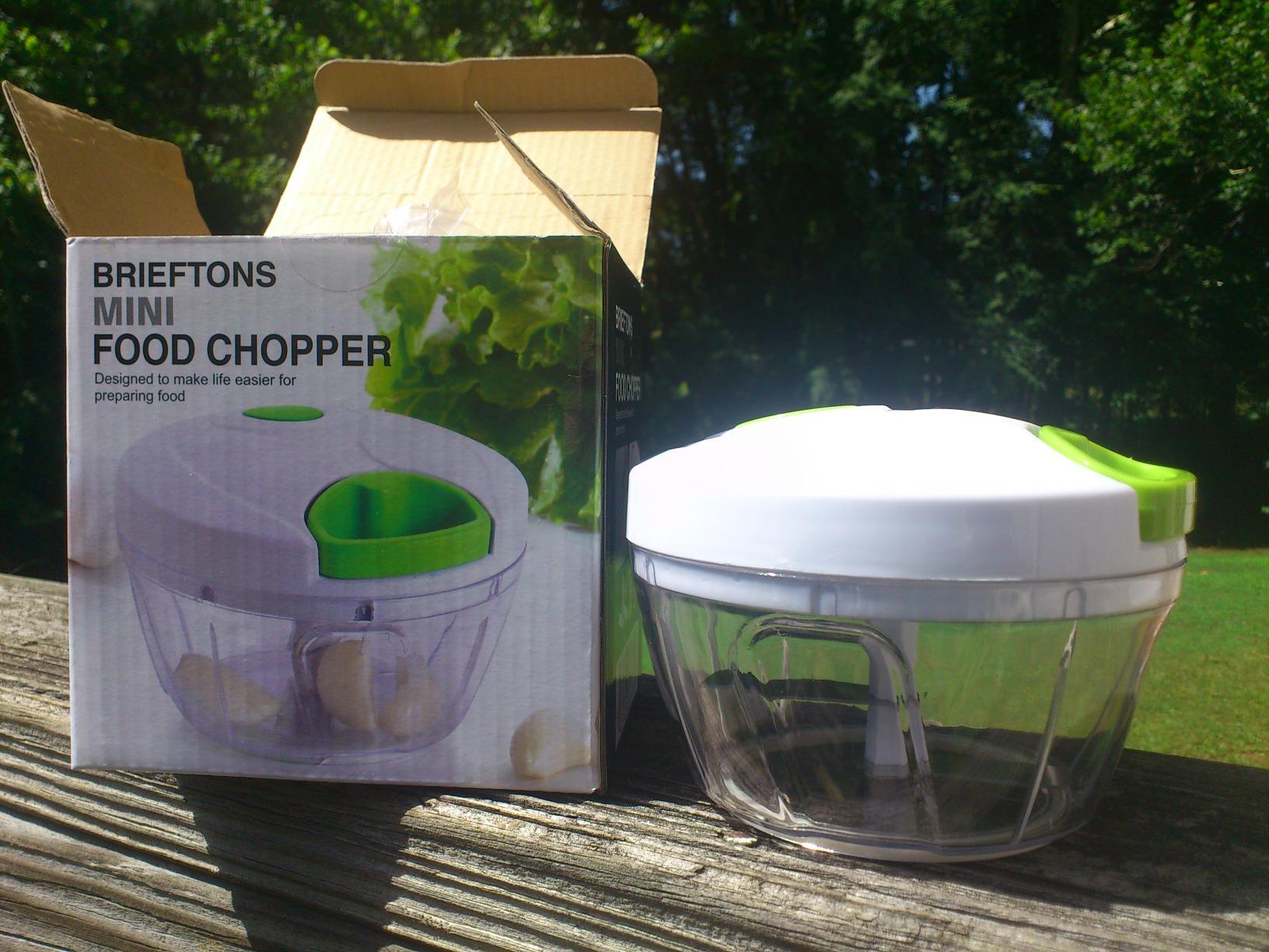 Brieftons Express Manual Food Chopper: 6.8-Cup, Hand Chopper