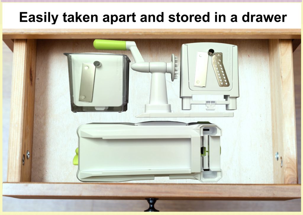 Store individual parts in a drawer