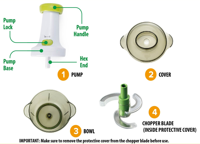 How to Use the Brieftons Express Food Chopper (BR-EX-03) 