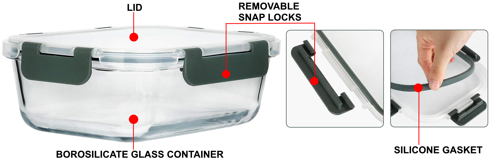 Borosilicate Glass components - THURNE