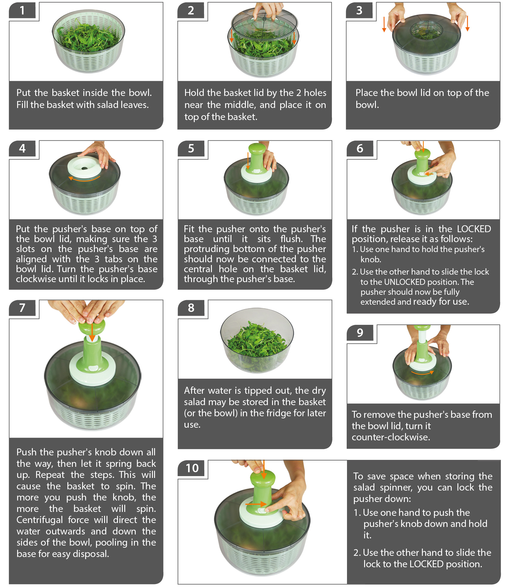 Brieftons Salad Spinner and Chopper - A How-To Guide