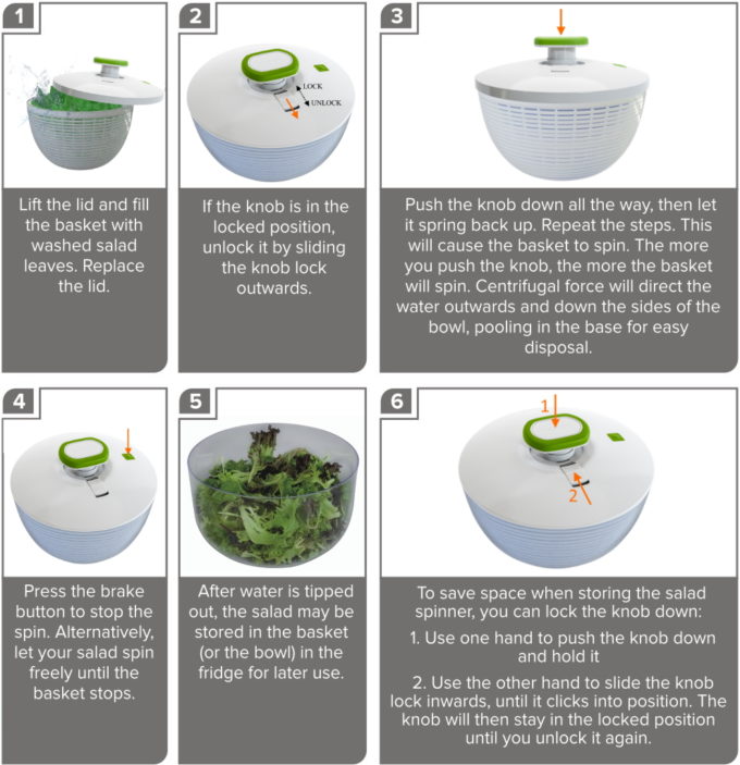 Brieftons QuickDry Salad Spinner A HowTo Guide Brieftons