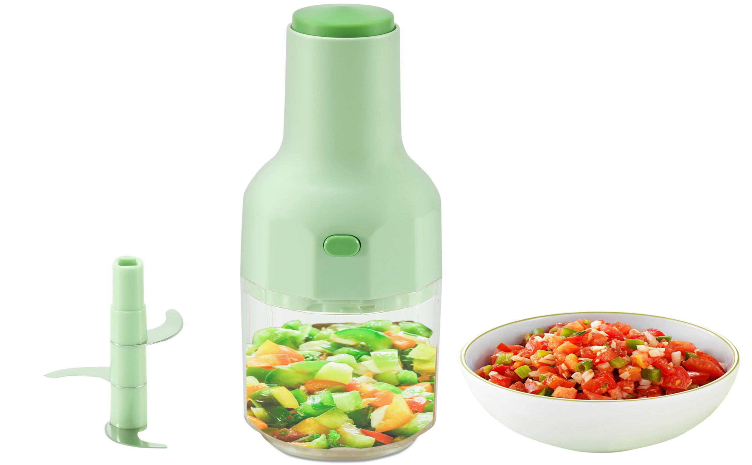 Brieftons Express Manual Food Chopper: 6.8-Cup, Hand Chopper Vegetable  Cutter to Chop Veggies, Fruits, Herbs, Garlic Onion Chopper for Salsa,  Salad